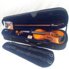 メンテ済み ドイツ製 カールヘフナー バイオリン 4/4 美品セット KARL HOFNER KH720 ストラディバリウスモデル 虎杢 未使用フェルナンブーコ弓 未使用ケース 全国発送対応 中古バイオリン 名古屋近郊 手渡し可能 愛知県清須市より 管理（カ）K8242の画像