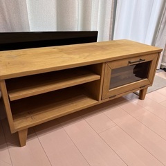 【取引決定】テレビ台 ローボード 天然木 木製 北欧の画像