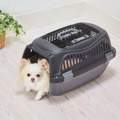 決まりました【新品】ペティオ (Petio) 犬猫用キャリー 2ドア スマイルキャリープラス S ブラック 超小型犬用 猫用 ～5kgの画像