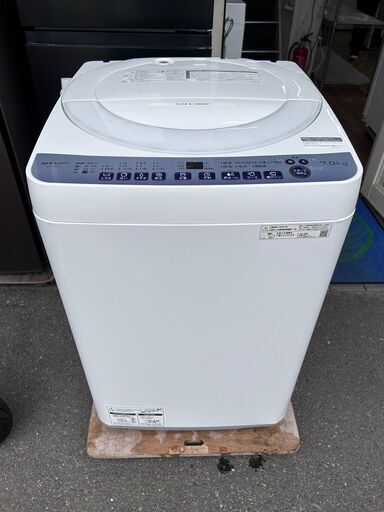 洗濯機 シャープ 2023年 ES-T715 7㎏ せんたくき 家事家電【安心の3ヶ月保証★送料に設置込】自社配送時代引き可※現金、クレジット、スマホ決済対応※