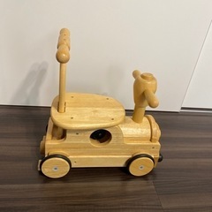 野中製作所　木's乗用ポッポ　汽車　手押し車　木製玩具