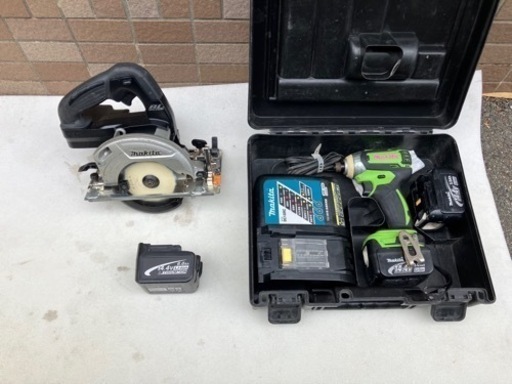 マキタ　14vインパクトドライバー、 マルノコ　フルセット❗️