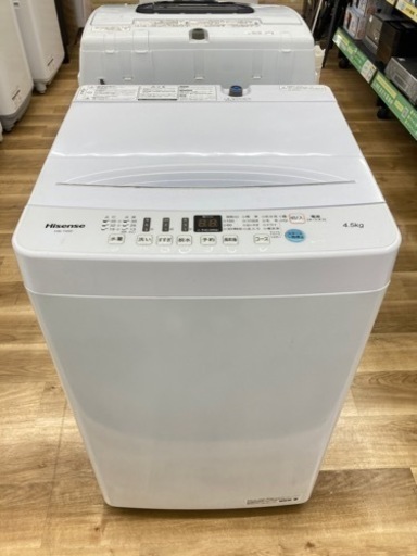 【トレファク高槻店】安心の1年間保証！取りに来られる方限定！Hisense（ハイセンス）の全自動洗濯機のご紹介です！