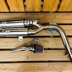 ダックス125cc マフラー&パワーフィルター