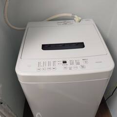 【購入から半年未満】アイリスオーヤマ 洗濯機 4.5kg 幅54...