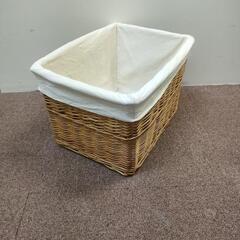かわいい編みカゴ　2個セット　家具 収納家具の画像