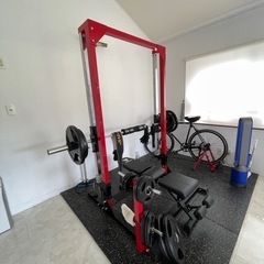 スミスマシン、ベンチプレス、スクワット、ジム、スポーツ フィット...