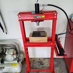  12トン 油圧プレス メーター付 門型プレス機 12ton 　...