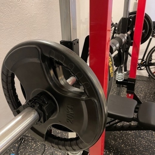 ラバーバーベル プレート、108kg分、20kg x2他、スポーツ フィットネス、オリンピックプレートサイズ、トレーニング