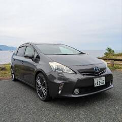 個人出品　プリウスα　社外19インチアルミ　車高調　他オプション...