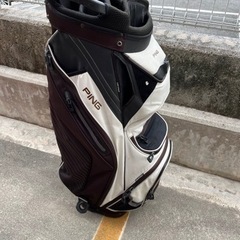 スポーツ　ゴルフ　キャディバック　※フード付の画像