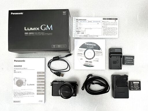 美品 Panasonic LUMIX GM1 レンズキット DMC-GM1K-K 箱取説保証書あり おまけつき