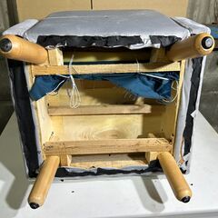 市場(Marche) キッズ パーソナルソファ 45.5x44.5x49.5cm グレー HLI-5005GY の画像