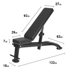 【取引決定】【美品】【値下げ】トレーニングベンチ・ダンベル(可変式ダンベル×2、インクラインベンチ台、トレーニングマット)の画像