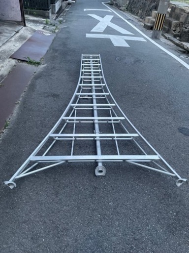 美品アルミ園芸三脚立引き取り限定福岡県北九州市