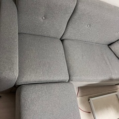 ニトリ L字ソファーの画像