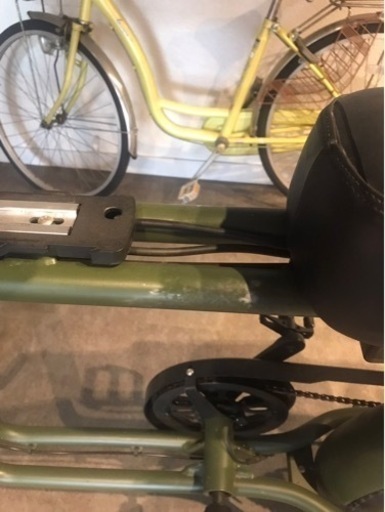 FLOW M1 電動アシスト 自転車 充電式 マットカーキ