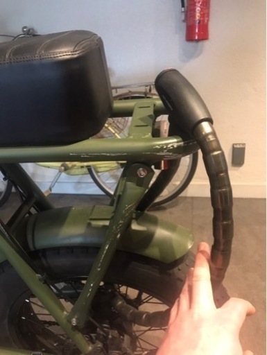 FLOW M1 電動アシスト 自転車 充電式 マットカーキ