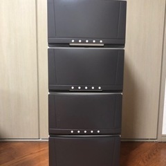 4段引き出し　家具 収納家具 カラーボックス