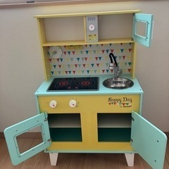 おもちゃ  ままごと　木製キッチンの画像