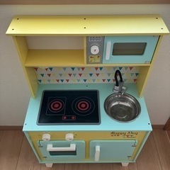 おもちゃ  ままごと　木製キッチンの画像