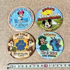 アメリカ　ディズニーランド でもらった　非売品　缶バッジ