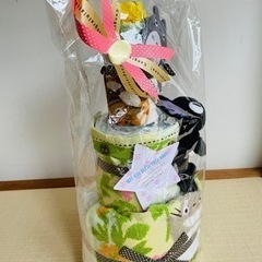 《新品・未開封》ジブリ　おむつケーキ　トトロ３段の画像