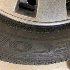 【値下げあり詳細参考】 タイヤホイール4本セット(12インチ)の画像