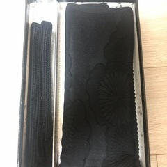 喪服用　帯締め　帯揚げセット