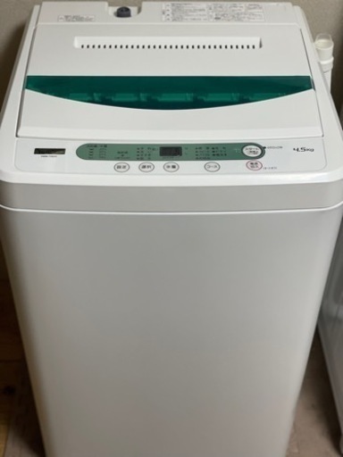 送料・設置込み可　洗濯機　4.5kg ヤマダ　2019年