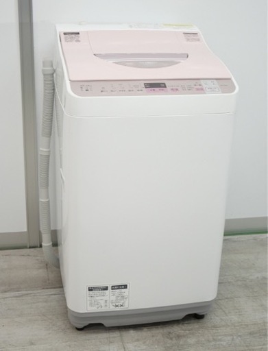 シャープ製/2017年式/5.5kg/洗濯乾燥機/ES-TX5A-P