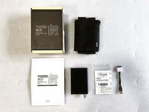 高級ポータブルヘッドホンアンプ DAC FOSTEX HP-P1 ポタアン 箱取説保証書あり おまけ付き