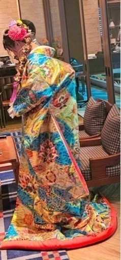 お色直し⭐️色打掛 豪華西陣織り