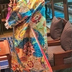 お色直し⭐️色打掛 豪華西陣織りの画像