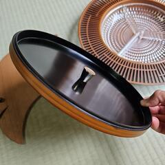 【昭和レトロ/1960年代前半物/当時物】マルセイアート、夏用と秋用の菓子器 蓋付き菓子入れ 源氏香茶道具の画像