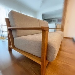 無印良品　2.5シーターソファ　カバー付き ✳︎受け渡し者様決定しました！無印良品2.5シーターソファ カバーセット