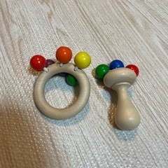 ⑤カラフル木製おもちゃ　0歳の画像