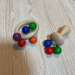 ⑤カラフル木製おもちゃ　0歳