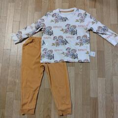 【100cm】パジャマ　橙　パウ・パトロールの画像
