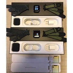 アップルウォッチシリーズ4 Series4 GPS ナイキ　NI...