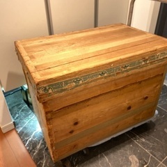 茶箱　収納　古材