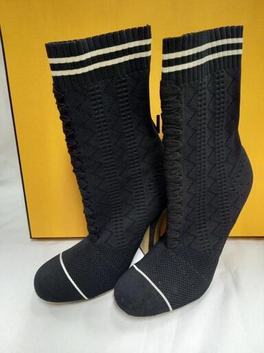 激安❗11.美品！FENDIソックスブーツ24センチ