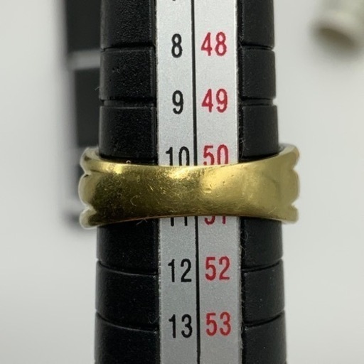 K18pt900 コンビ　ダイヤ　リング　8.3g 約10.5号　0.66ct