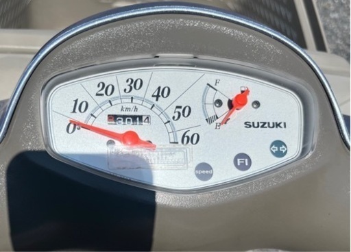 815.　動画あり　スズキ　レッツ4 バスケット　原付　バイク　50cc   車体　本体