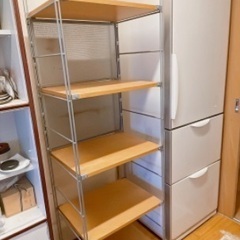 ［無料］無印良品ステンレスユニットシェルフ