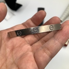 Cartier　カルティエ　ラブブレス　旧型　ホワイトゴールド　...