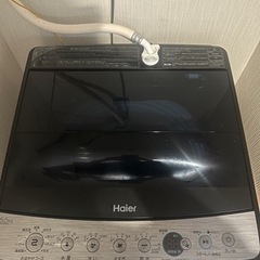 【洗濯機】無機質 ステンレスブラック 5.5kg 6/22or23取りに来ていただける方限定の画像