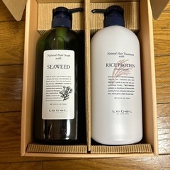 シャンプー　トリートメント lebel ナチュラル　ヘアソープ