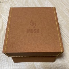 MUSK ★ クロノグラフ　腕時計　本革ベルトつきの画像