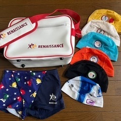 ルネサンス スイミング 一式 セット バッグ 水着